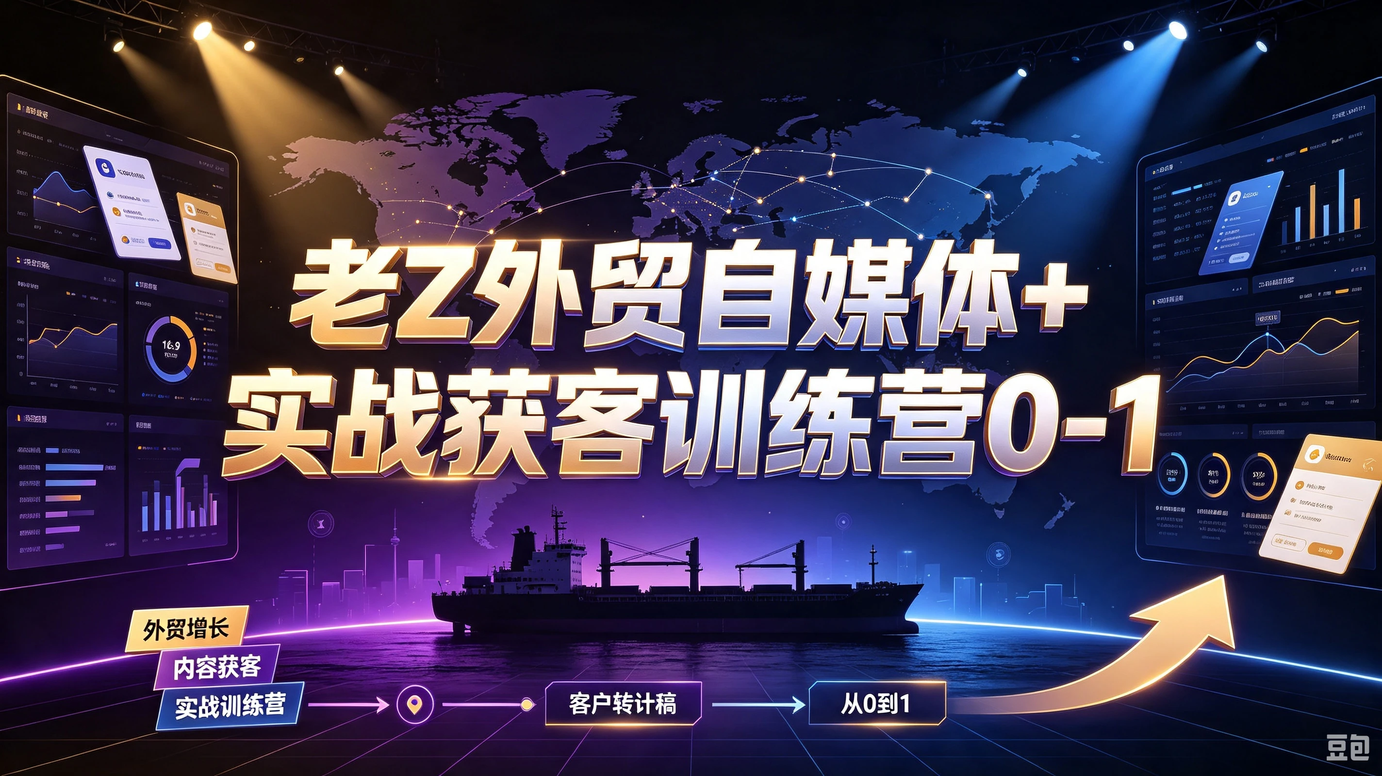 老Z外贸自媒体+实战获客训练营0-1,掌握谷歌社媒精准获客,系统学习外贸开发信报价收款货代全链路 老Z外贸自媒体+实战获客训练营0-1,掌握谷歌社媒精准获客,系统学习外贸开发信报价收款货代全链路