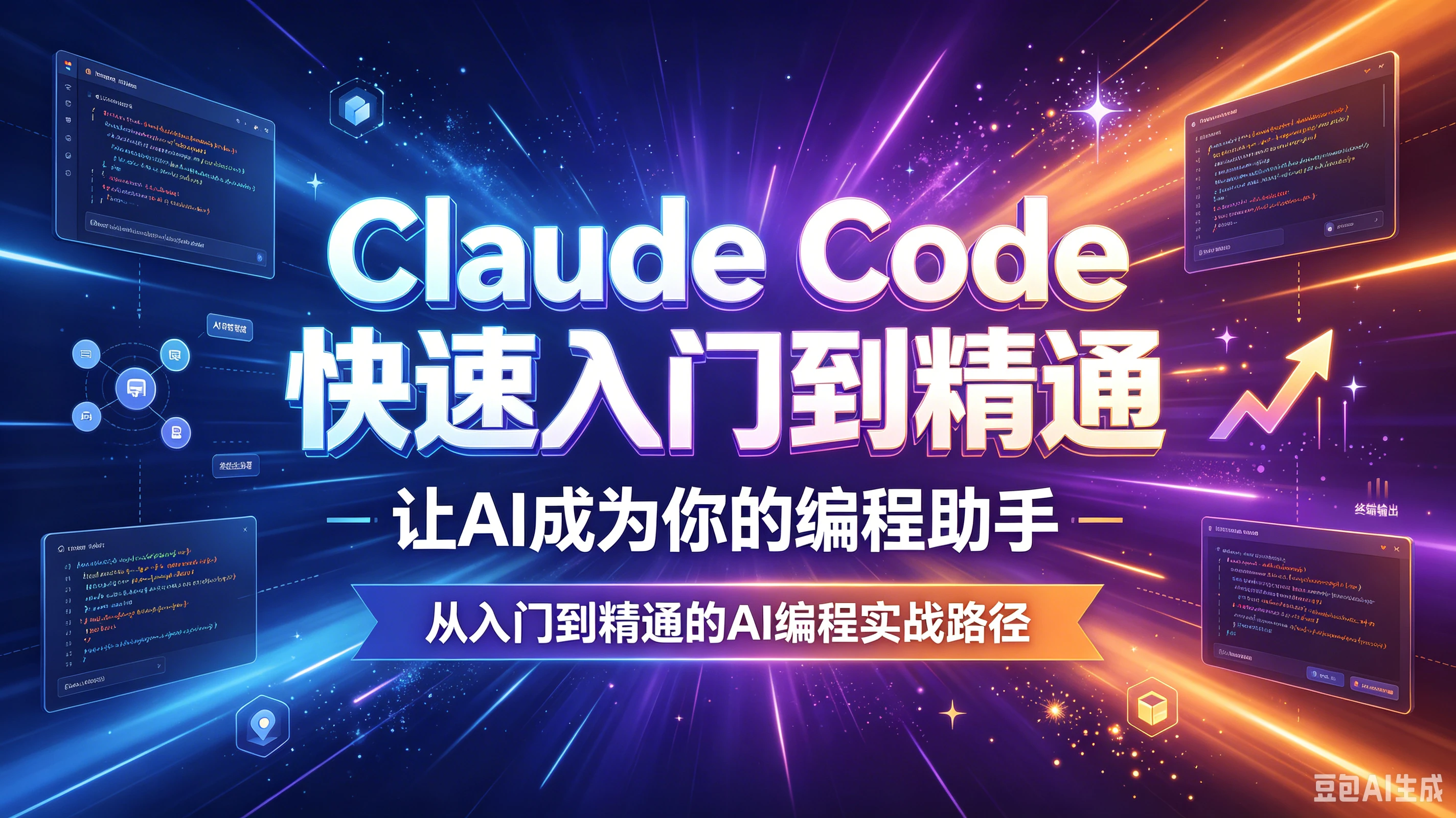 【精】Claude Code快速入门到精通,让AI成为你的编程助手,从入门到精通的AI编程实战路径 【精】Claude Code快速入门到精通,让AI成为你的编程助手,从入门到精通的AI编程实战路径