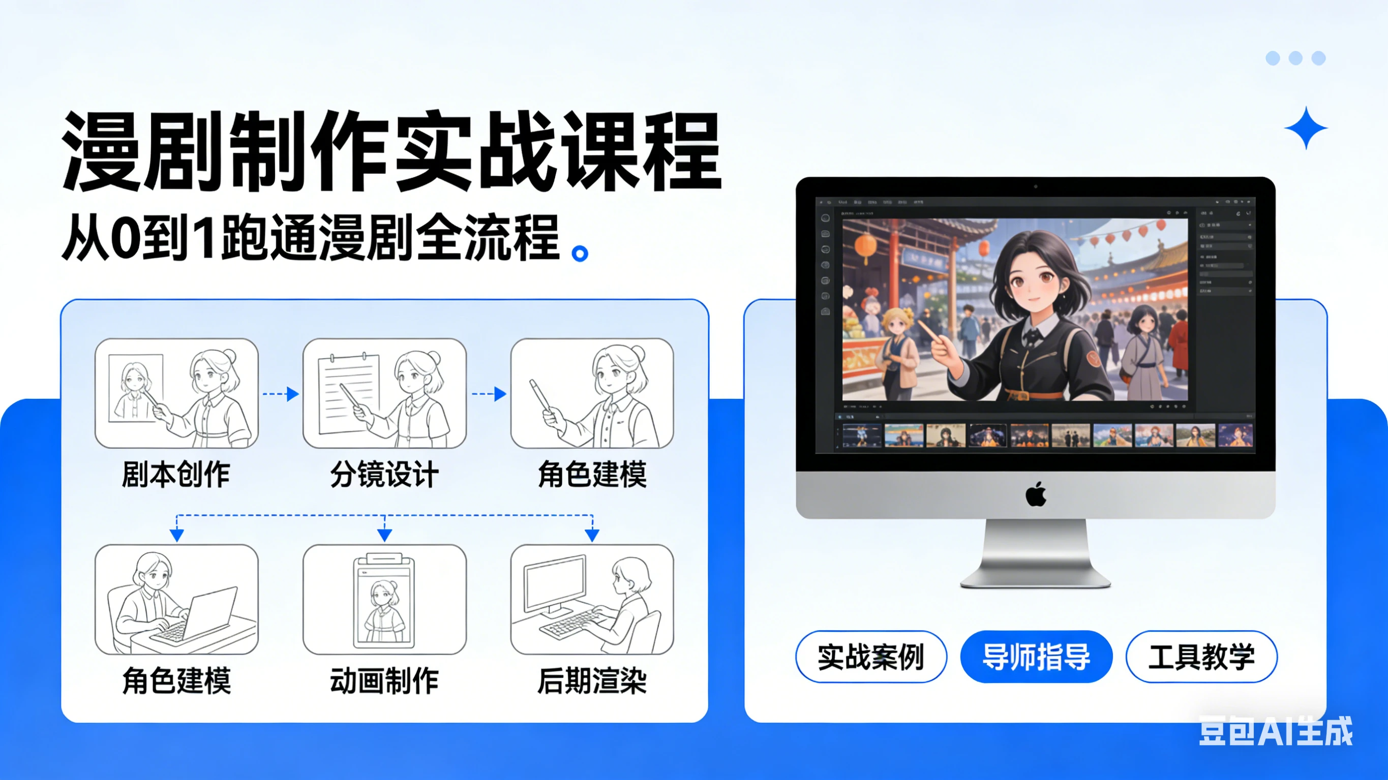 【精】漫剧制作实战课程从0到1跑通漫剧全流程 【精】漫剧制作实战课程从0到1跑通漫剧全流程