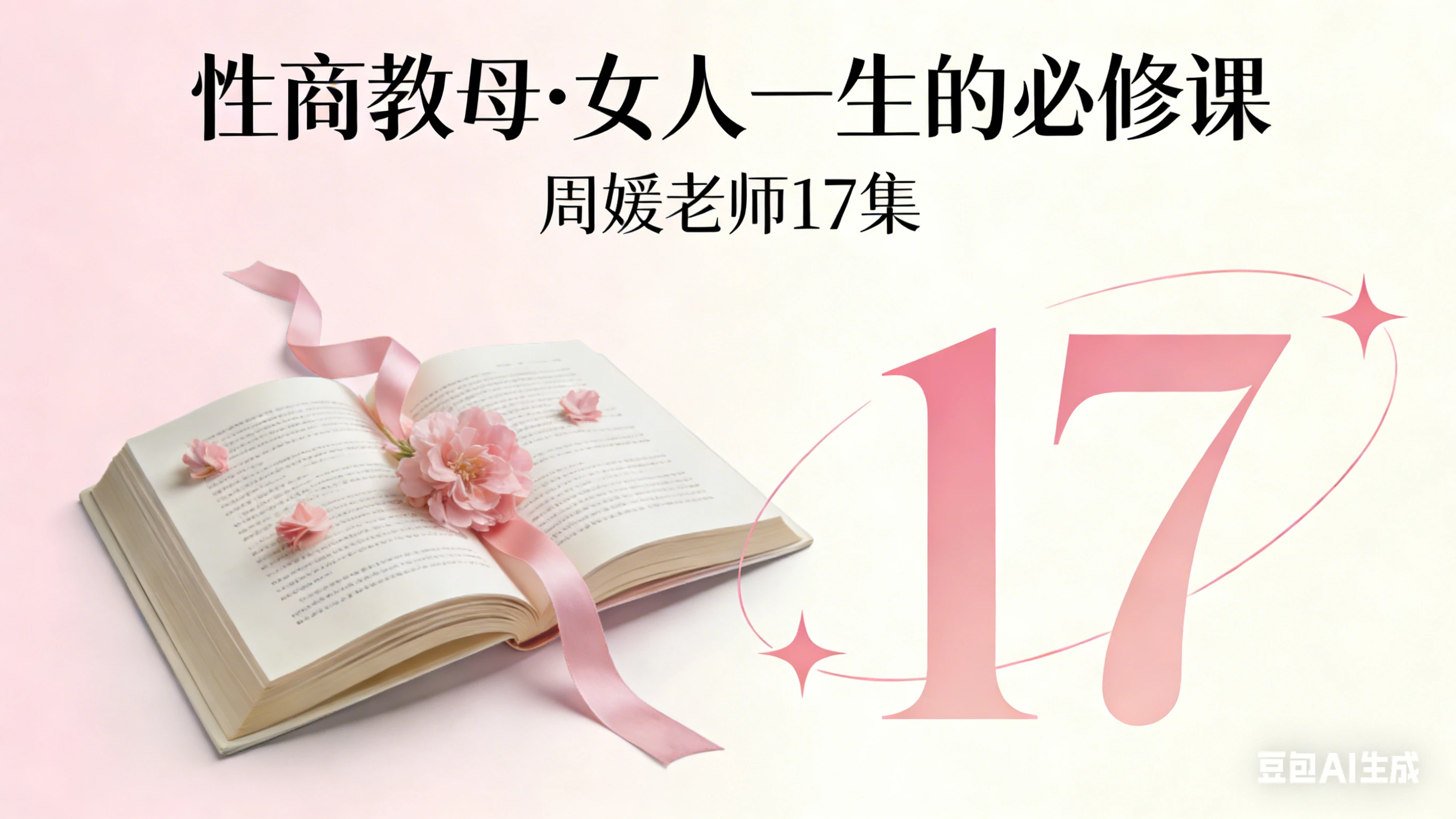 【性商教母】女人一生的必修课周媛老师17集