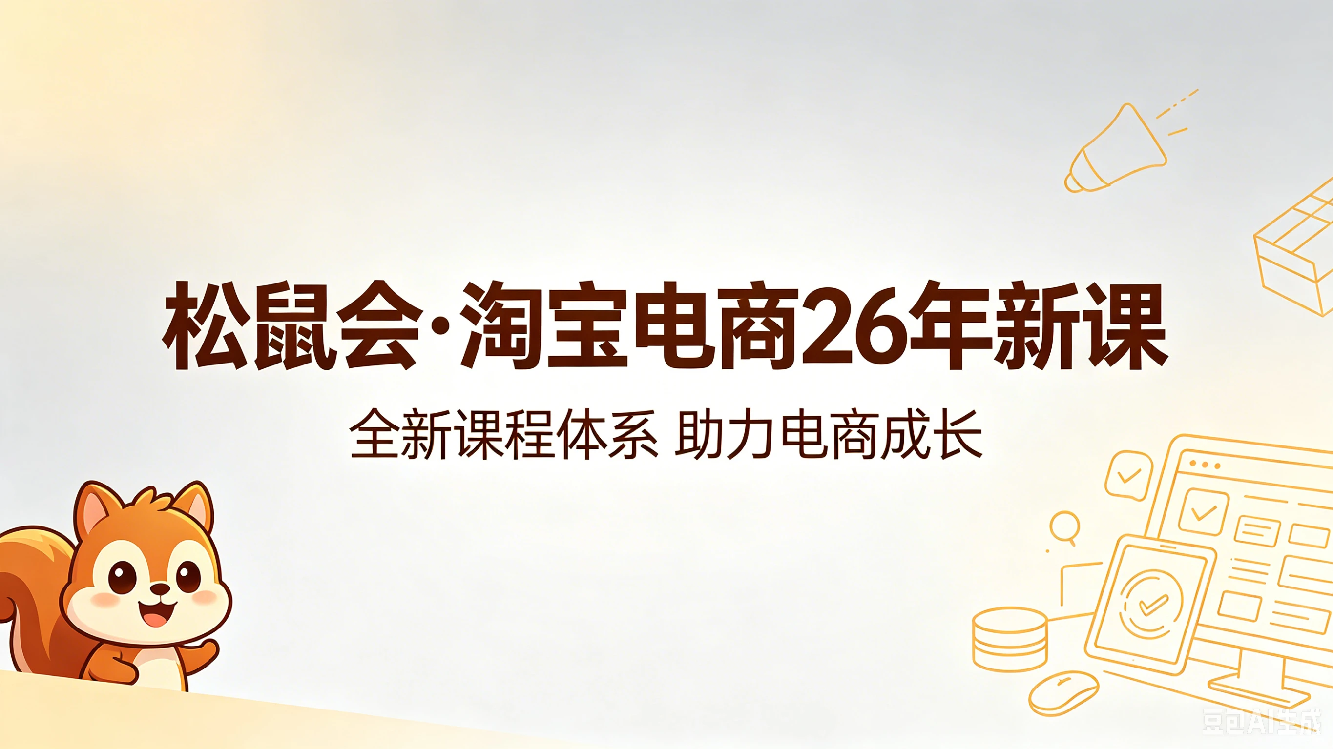 【精】松鼠会·淘宝电商26年5月新课(价值4980元)