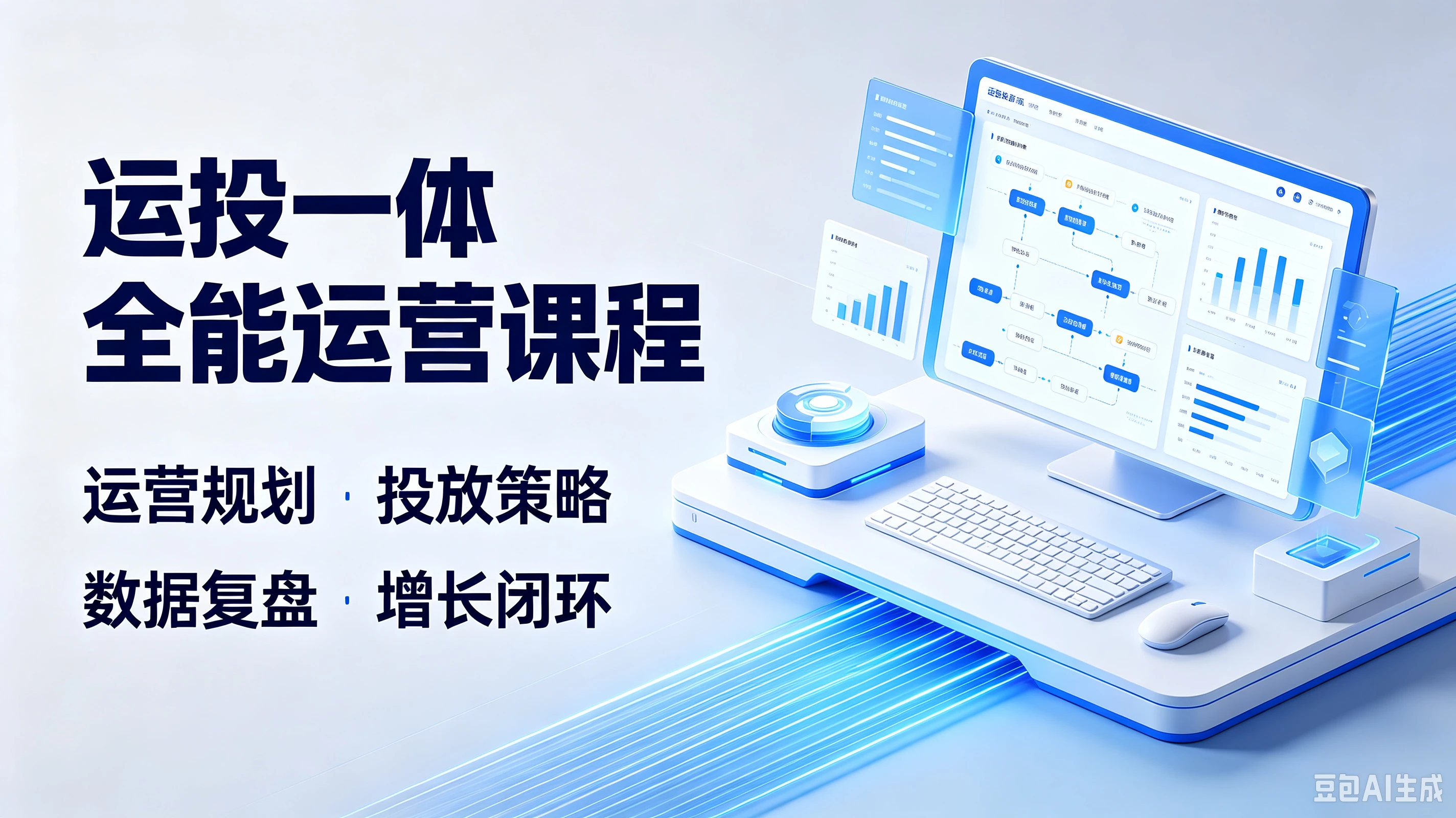 【精】运投一体全能运营课程,运营规划·投放策略、数据复盘·增长闭环 【精】运投一体全能运营课程,运营规划·投放策略、数据复盘·增长闭环